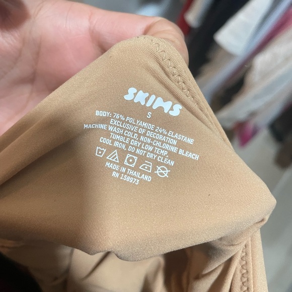 Skims body suit in ochre - Picture 3 of 3